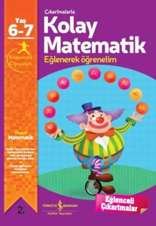 Çıkartmalarla Kolay Matematik 6-7 Yaş 
