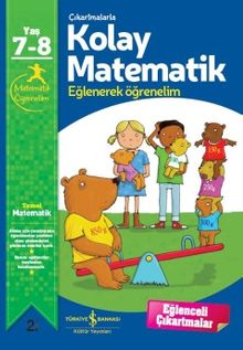 Çıkartmalarla Kolay Matematik 7-8 Yaş