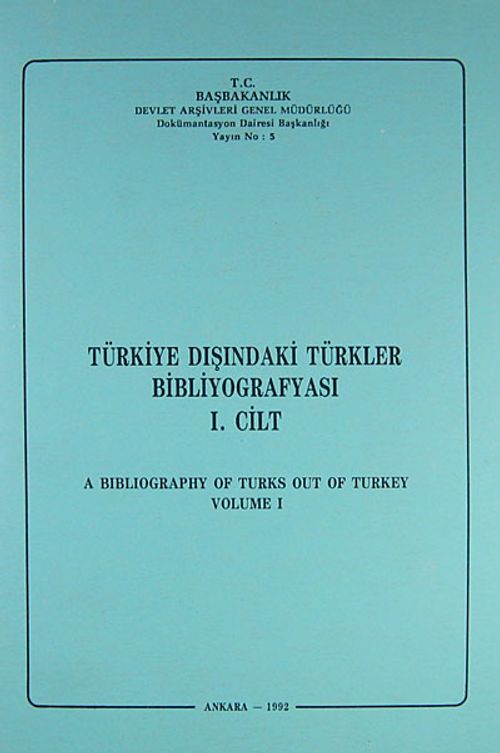 Türkiye Dışındaki Türkler Bibliyografyası 2 Cilt (Ürün Kodu:1-C-8)