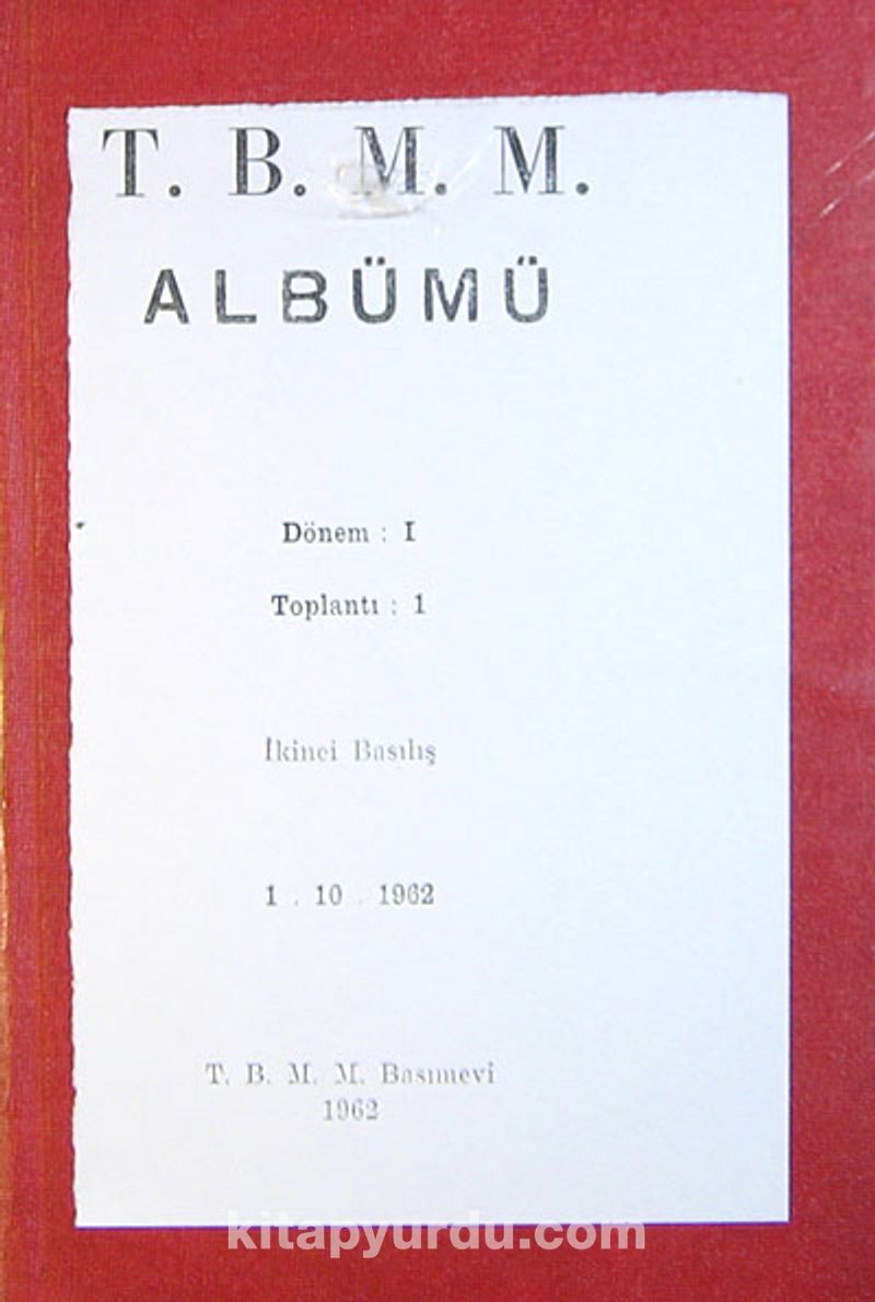 T.B.M.M Albümü (5-G-15)