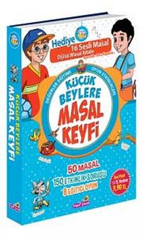 Küçük Beylere Masal Keyfi & Değerler Eğitimi ve Oyun Etkinlikleri (50 Masal- 150 Etkinlik- 8 Eğitici Oyun)