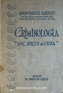 Criminologia Suç, Suçlu ve Ceza (5-D-26)