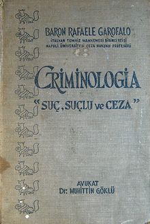 Criminologia Suç, Suçlu ve Ceza (5-D-26)