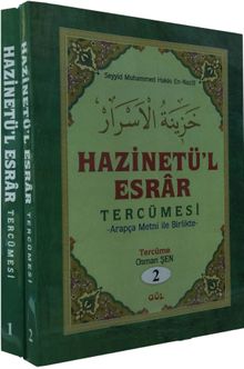 Hazinetü'l Esrar Celiletül Ezkar Tercümesi Arapça Metni İle Birlikte