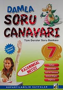 7. Sınıf Damla Soru Canavarı / Tüm Dersler Soru Bankası