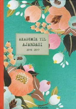Çiçekli Akademik Yıl Ajandası 2016-2017