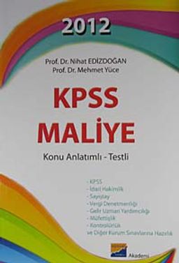 2012 KPSS Maliye Konu Anlatımlı - Testli