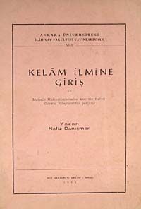 Kelam İlmine Giriş ve Mutezile Mütekellimlerinden Amr bin Bahril Cahiz'in Kitaplarından Parçalar / 7-C-19
