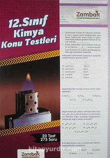 12. Sınıf Kimya Konu Testleri (20 Test)