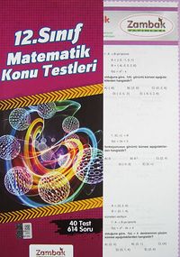 12. Sınıf Matematik Konu Testleri (40 Test)