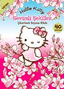 Hello Kitty - Sevimli Şekiller & Çıkartmalı Boyama Kitabı