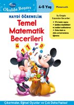 Haydi Öğrenelim Temel Matematik Becerileri 4-5 Yaş / Disney Okulda Başarı 12 (Mickey)