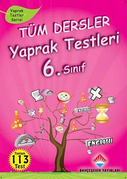6. Sınıf Tüm Dersler Yaprak Testleri & 161 Test
