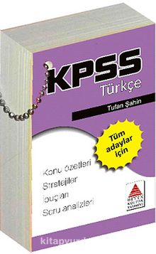 KPSS Türkçe Strateji Kartları - Tufan Şahin