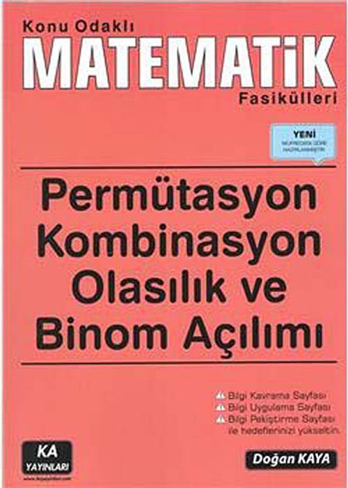 Konu Odaklı Matematik Fasikülleri & Permütasyon - Kombinasyon - Olasılık ve Binom Açılımı