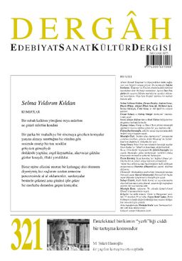 Dergah Edebiyat Sanat Kültür Dergisi Sayı 321 Kasım 2016