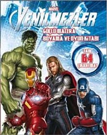 Marvel Yenilmezler Güçlü Macera Boyama ve Oyun Kitabı
