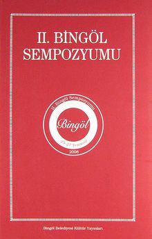 II. Bingöl Sempozyumu (2-E-6)