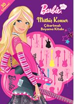 Barbie Ben Büyüyünce Müthiş Konser & Çıkartmalı Boyama Kitabı