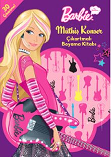 Barbie Ben Büyüyünce Müthiş Konser & Çıkartmalı Boyama Kitabı