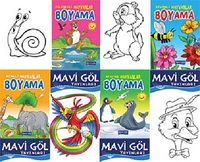 Hayvanlar Boyama (4 Kitap)