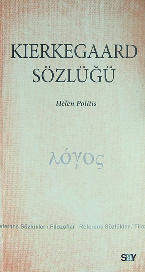 Kierkegaard Sözlüğü