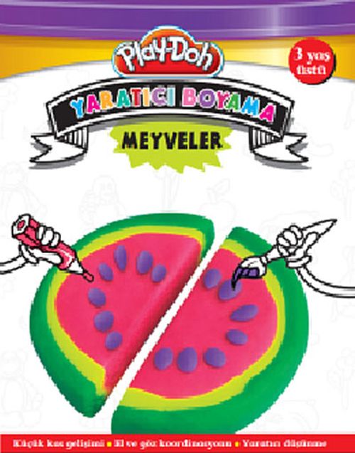 Play-Doh Yaratıcı Boyama - Meyveler