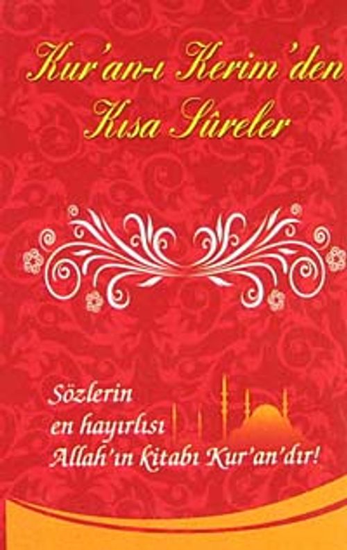 Kur'an-ı Kerim'den Kısa Sureler (Kartlı)(cep boy)