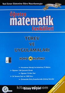 Öğreten Matematik Fasikülleri: Türev ve Uygulamaları Konu Anlatımlı - Güray Küçük