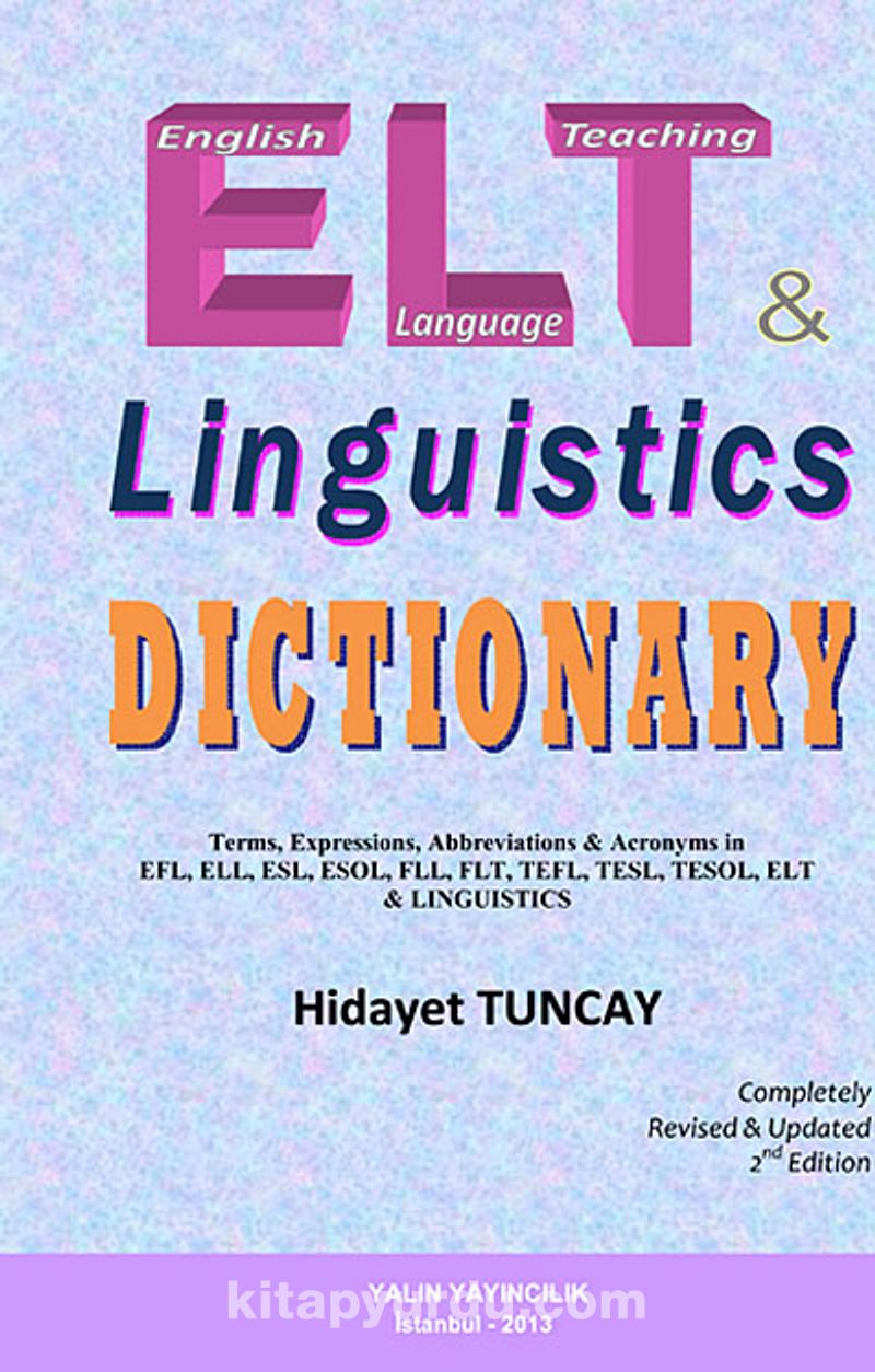 (Hidayet　ELT　Tuncay)　Linguistics　Al　Dictionary　Fiyatı,　Yorumları,　Satın