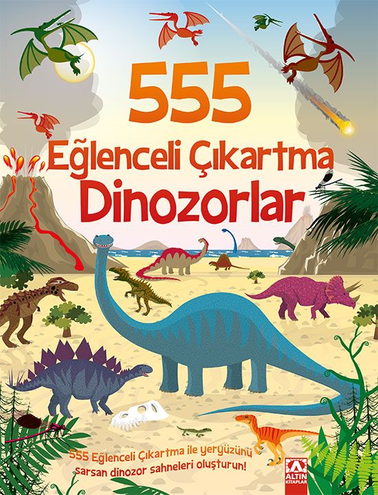 555 Eğlenceli Çıkartma / Dinozorlar (Kolektif ) Fiyatı, Yorumları