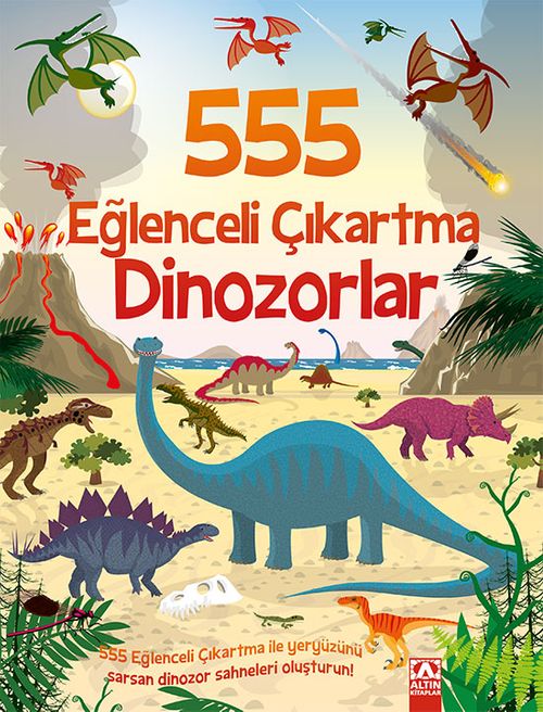 555 Eğlenceli Çıkartma / Dinozorlar