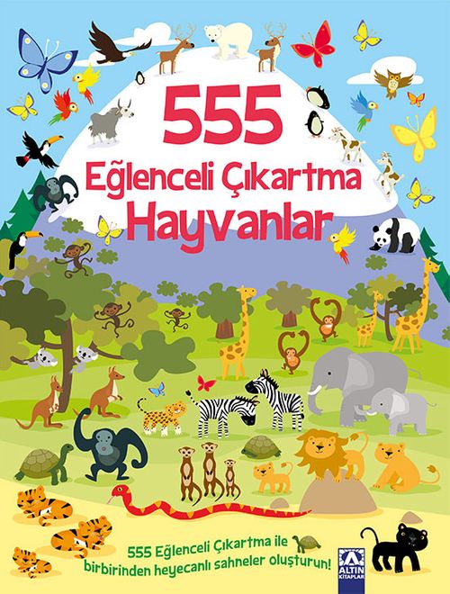 555 Eğlenceli Çıkartma / Hayvanlar