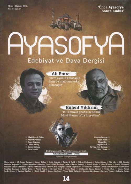 Ayasofya Dergisi Sayı 14