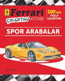 Ferrari Çıkartma Kitabı Spor Arabalar