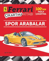 Ferrari Çıkartma Kitabı Spor Arabalar