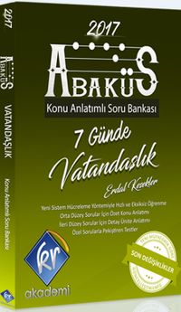 2017 Abaküs Vatandaşlık Konu Anlatımı ve Soru Bankası