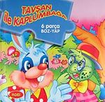 Tavşan ile Kaplumbağa / 6 Parça Boz-Yap