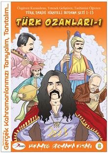 Türk Ozanları -1 / Hikayeli Boyama Kitabı -8
