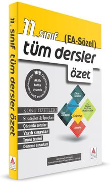 11. Sınıf (EA-Sözel) Tüm Dersler Özet 