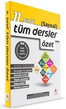 11. Sınıf (Sayısal) Tüm Dersler Özet 