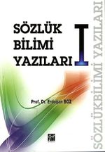 Sözlük Bilimi Yazıları 1
