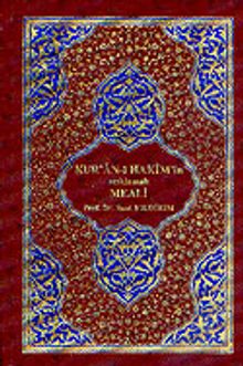 Kur'an-ı Hakim'in Açıklamalı Meali (Küçük Boy)