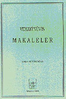Vekayi'nüvis Makaleler