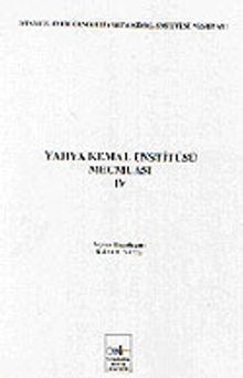 Yahya Kemal Enstitüsü Mecmuası IV