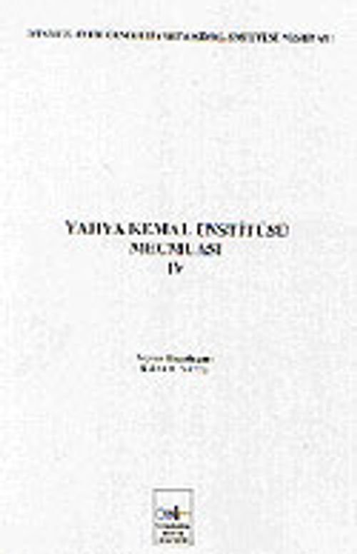 Yahya Kemal Enstitüsü Mecmuası IV