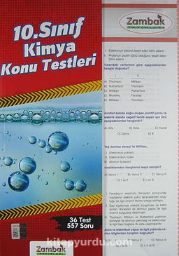 10. Sınıf Kimya Konu Testleri (36 Test)