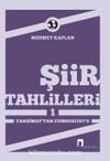 Şiir Tahlilleri-1 Tanzimattan Cumhuriyet'e