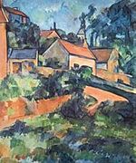 Taşrada Ev / Paul Cezanne (CPA 009-50x60) (Çerçevesiz)