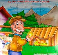 Altın Yumurtlayan Tavuk Yapboz / Klasik Masallar Puzzle Dizisi